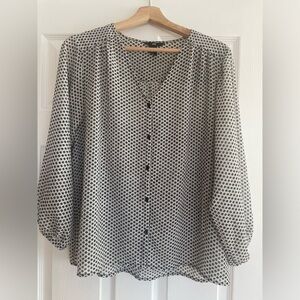 H&M Button Down Blouse - Size 8 (M)